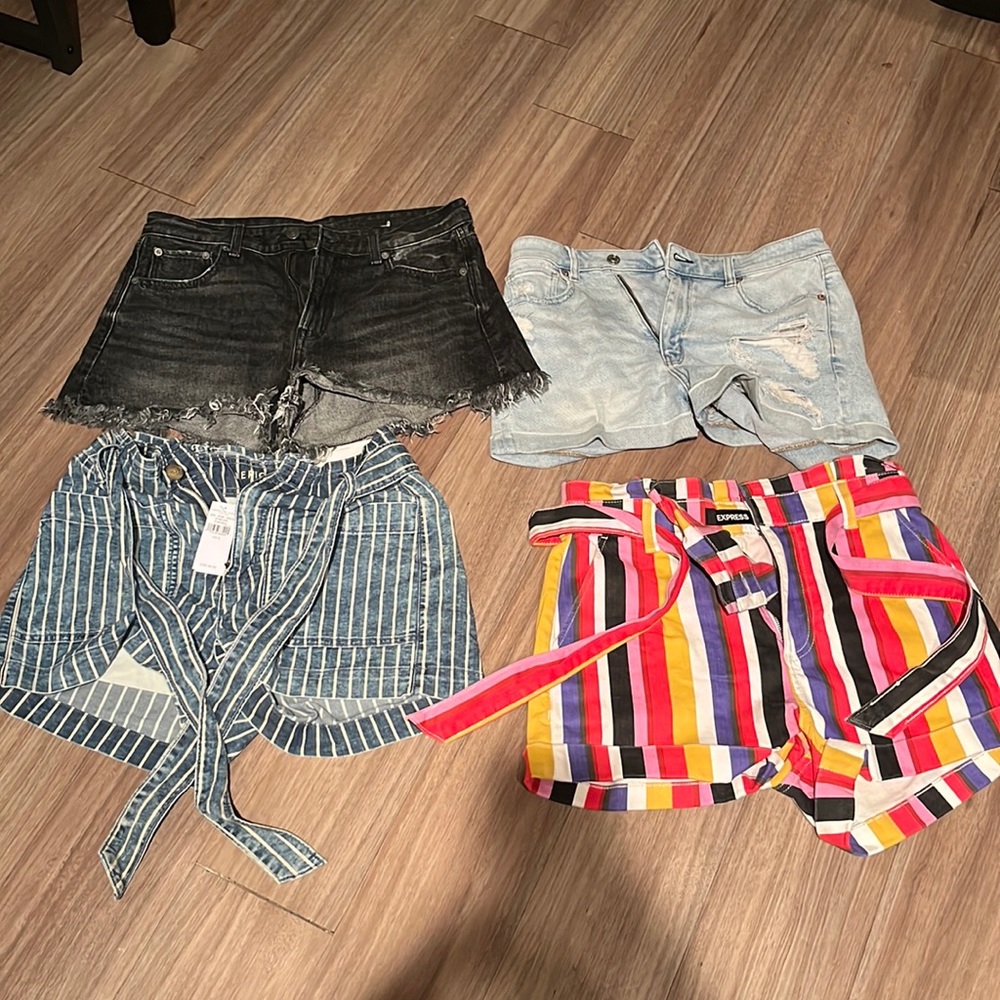 4 pairs of shorts for the price of one! Size 8